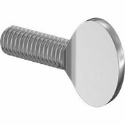 BSC PREFERRED Zinc-Plated Steel Spade-Head Thumb Screws 10-32 Thread Size 1/2 Long, 25PK 96966A263